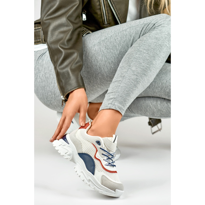 Sneakers bianche da donna Laila bianca 1