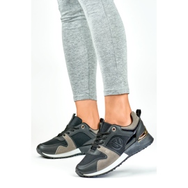 Sneakers alla moda in jersey nero 2