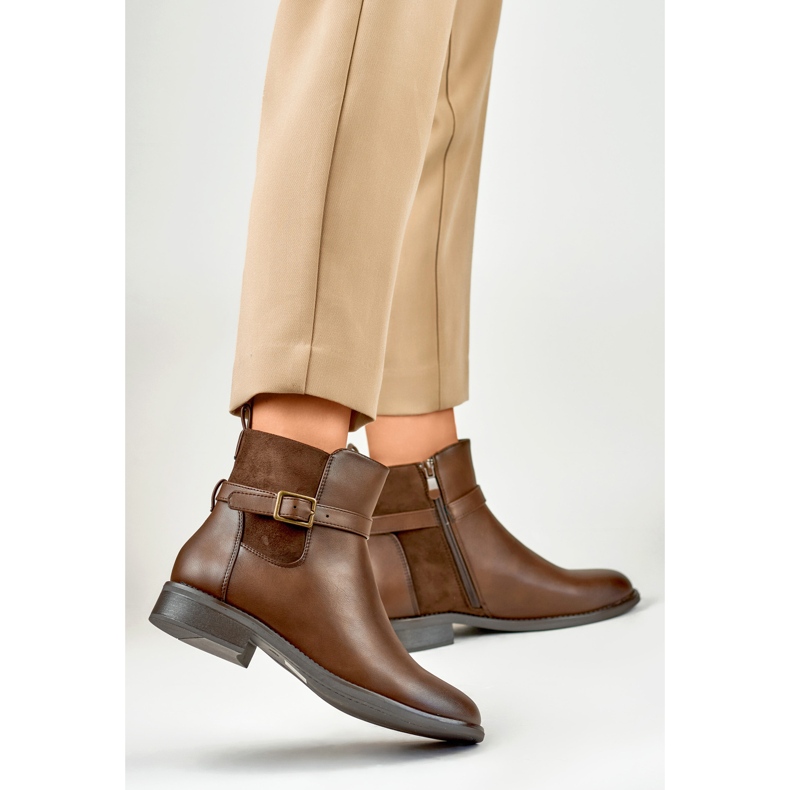 Stivali casual marroni da donna marrone 1