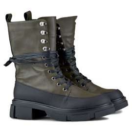 Stivali alti da donna Garlin nero 1