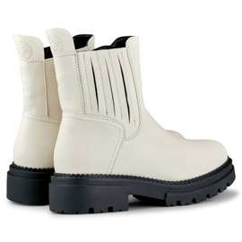 Scarpe da donna in ecopelle beige chiaro di Dany 1