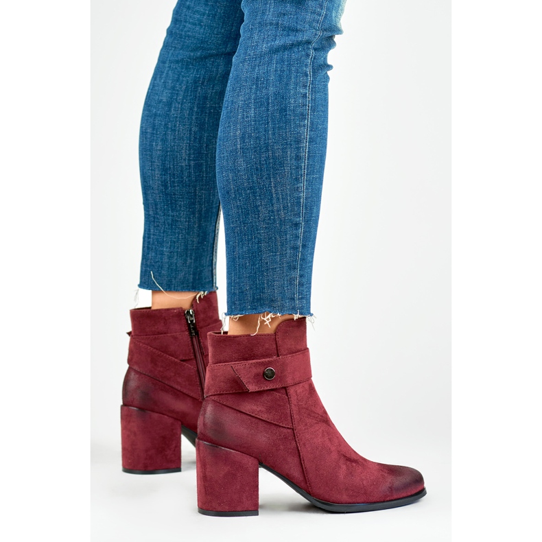 Stivali classici bordeaux di Blaise rosso 2