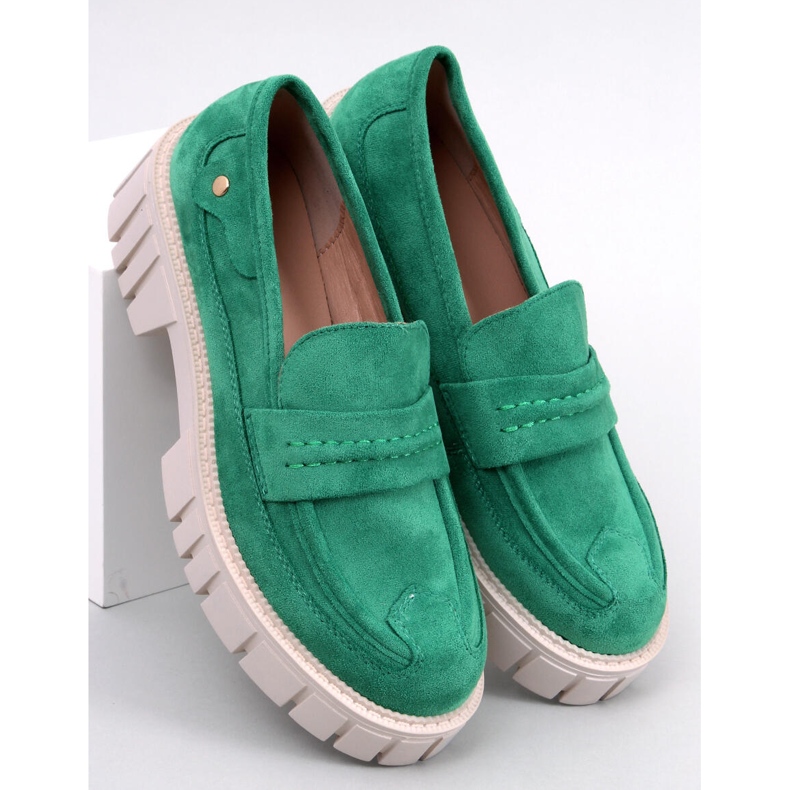 Mocassini con plateau di Chandra Green verde 1