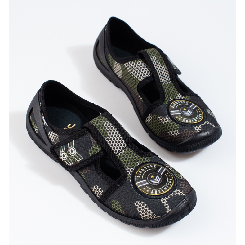 Scarpe da ginnastica con velcro Shelovet per ragazzi grigio 1