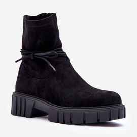 Stivaletti da Donna in Camoscio Nero Lineanor 1
