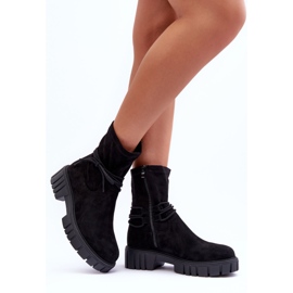 Stivaletti da Donna in Camoscio Nero Lineanor 2