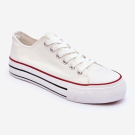 FB3 Sneakers classiche basse con plateau bianche Jazlyn bianco 1