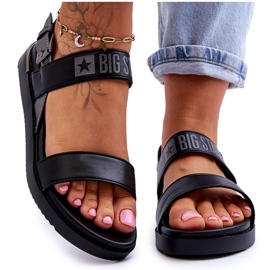 Sandali piatti da donna Big Star LL274938 neri nero 5