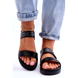 Sandali piatti da donna Big Star LL274938 neri nero 2