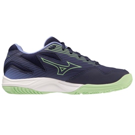 Scarpe da pallavolo Mizuno Cyclone Speed 4 Jr V1GD231011 blu blu 1