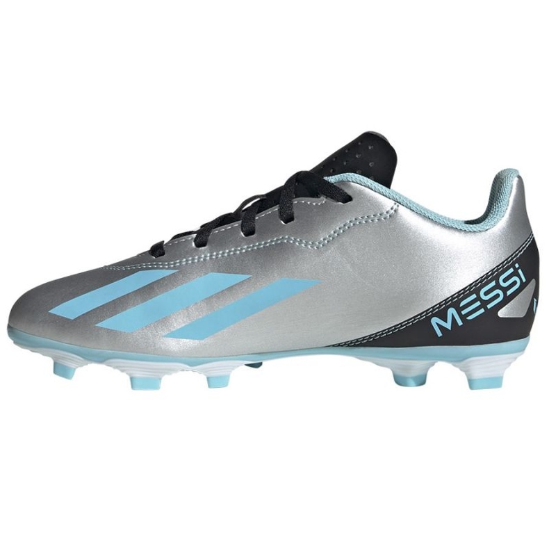 Scarpe da calcio Adidas X Crazyfast Messi.4 FxG Jr IE4071 grigio sfumature di grigio 1
