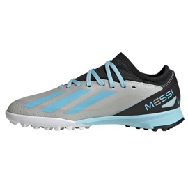 Scarpe da calcio Adidas X Crazyfast Messi.3 Tf Jr IE4073 grigio sfumature di grigio 1