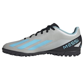 Scarpe da calcio Adidas X Crazyfast Messi.4 Tf M IE4069 grigio sfumature di grigio 1