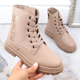 Stivali isolanti beige per bambina Big Star MM374154 1
