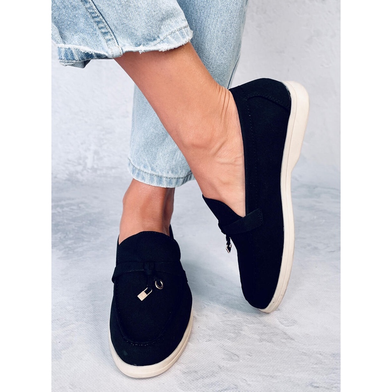 Mocassini da donna Eunice Nero 2