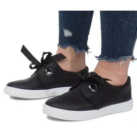 Sneakers Nere con Fiocchi Lou nero 1
