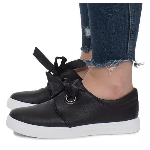 Sneakers Nere con Fiocchi Lou nero 2