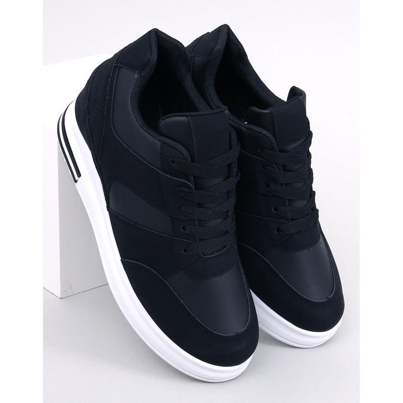 Sneakers con zeppa Rinno nere nero 1