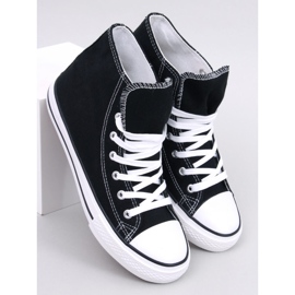 Jude Scarpe da ginnastica in tela nera nero 1