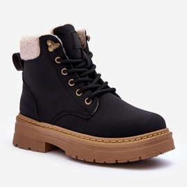 Stivali Da Donna Con Montone Jette Nero 1