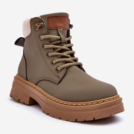 Stivali Da Donna Con Montone Jette Verde 1