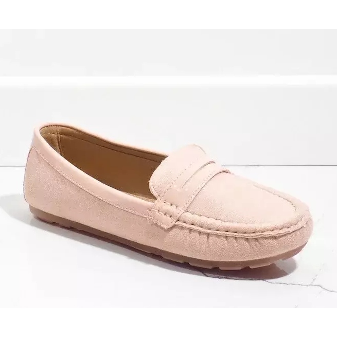 Mocassini rosa con fibbia FM2958-3 1