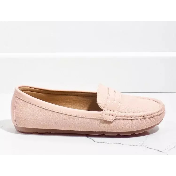 Mocassini rosa con fibbia FM2958-3 2