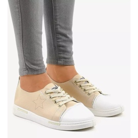 Sneakers classiche beige QW8371-3 1