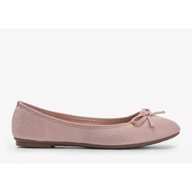 Ballerine rosa con fiocco Angelina 1