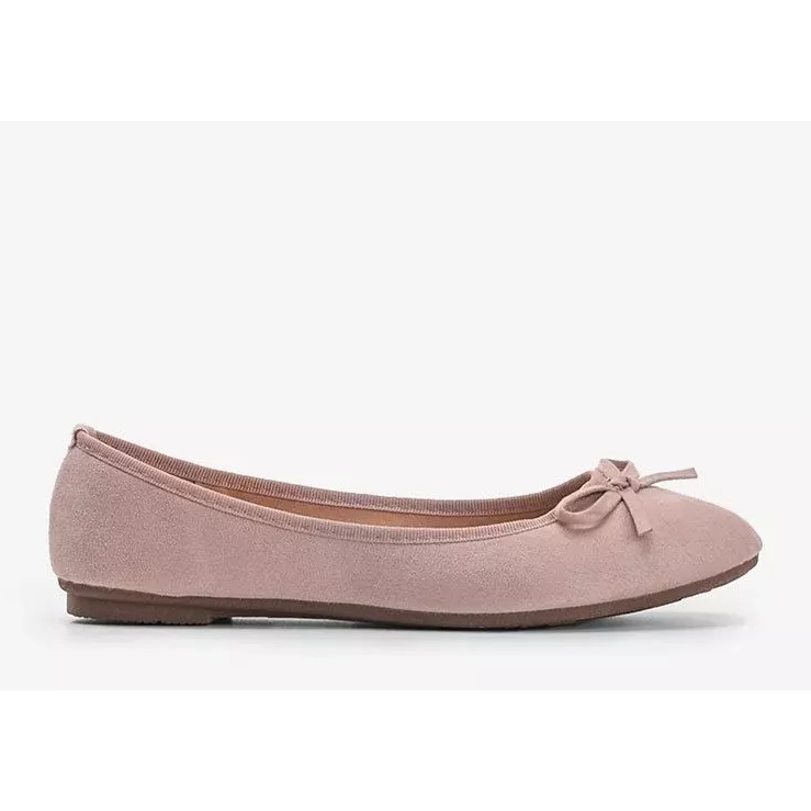 Ballerine rosa con fiocco Angelina 1