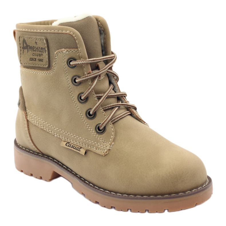 Warm Timber giacche American Club 1904 beige 1