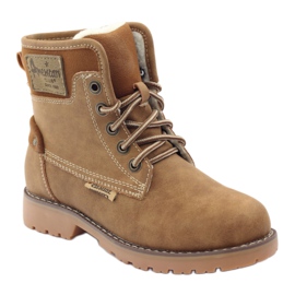 American Club Stivali invernali, stivali, pantofole, cammello americano 1904 marrone multicolore 1