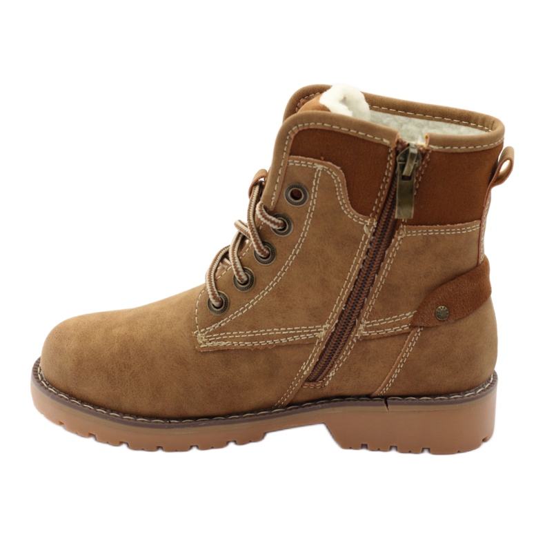 American Club Stivali invernali, stivali, pantofole, cammello americano 1904 marrone multicolore 2