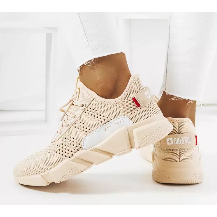 Sneakers beige Big Star JJ274272 2