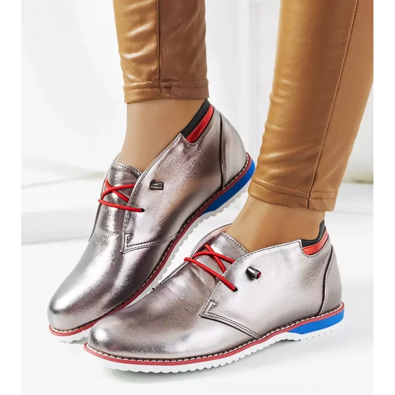 Scarpe da donna argento di Reyes d'argento 1