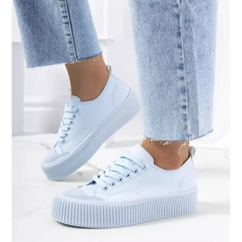 Sneakers da donna blu Moises 1