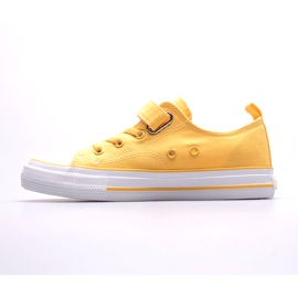 Sneakers Per Bambini Con Velcro Big Star JJ374056 Giallo 3
