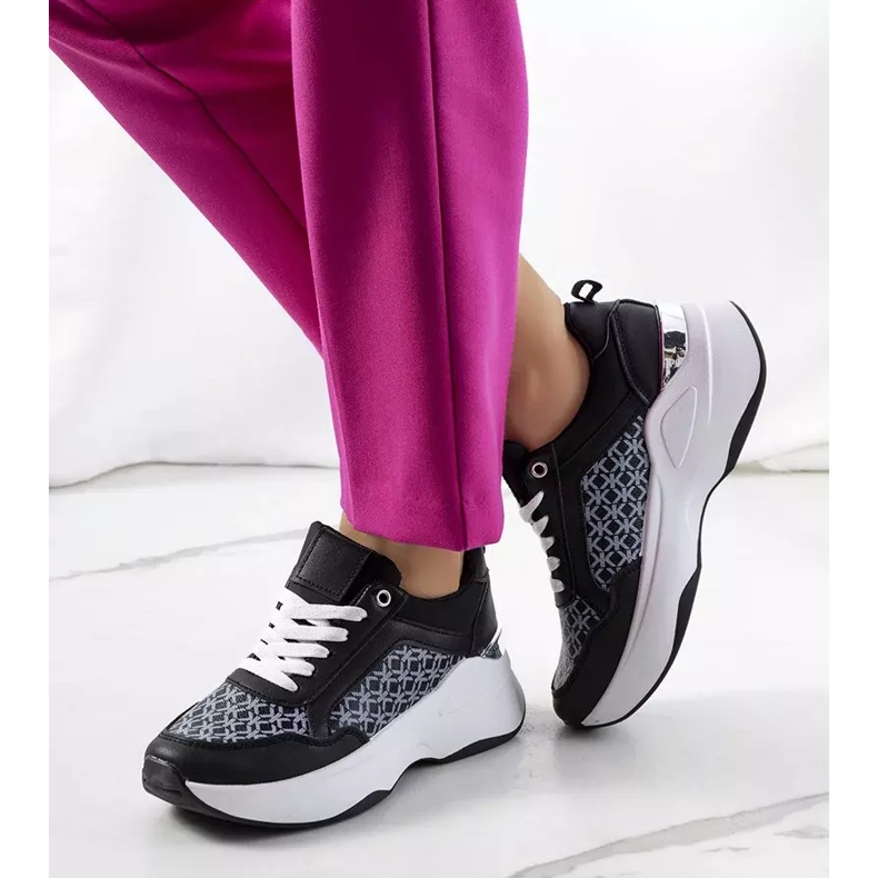 Sneakers sportive nere di Milano nero 1