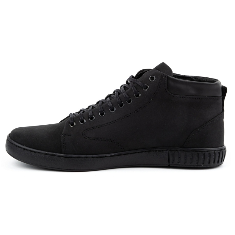 Polbut Scarpe creepers da uomo in pelle 2108sw nere nero 1