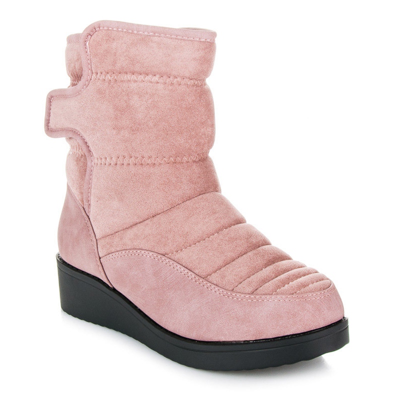 Seastar Stivali da neve in velcro rosa 1