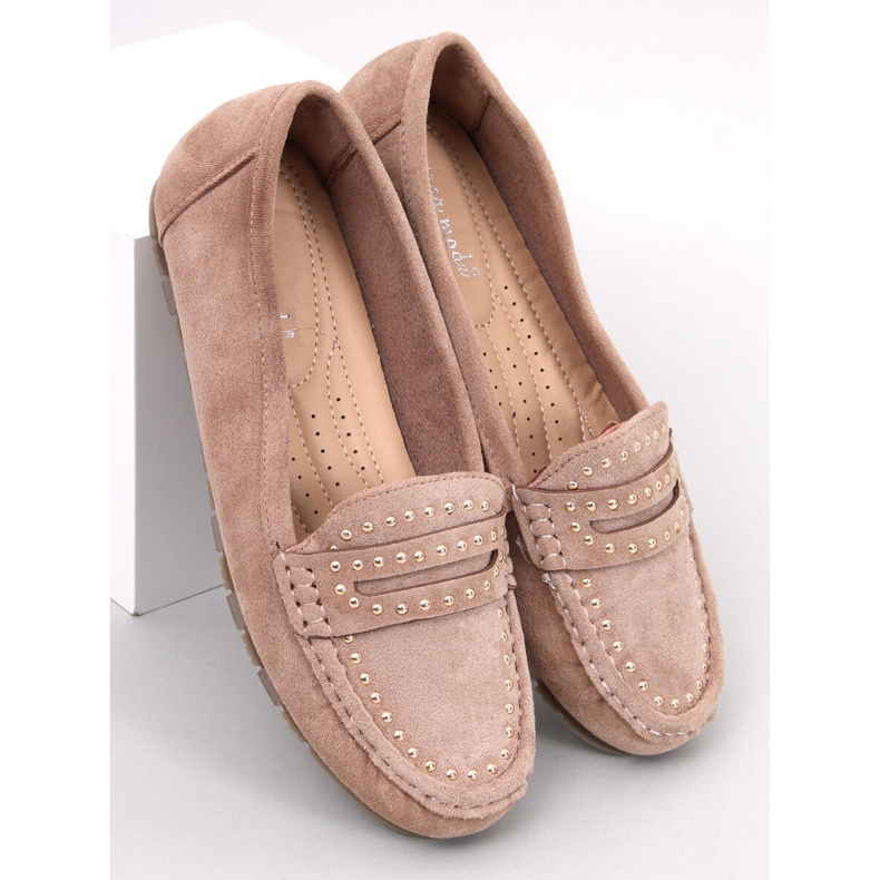 Mocassini da donna Deys Khaki beige 1