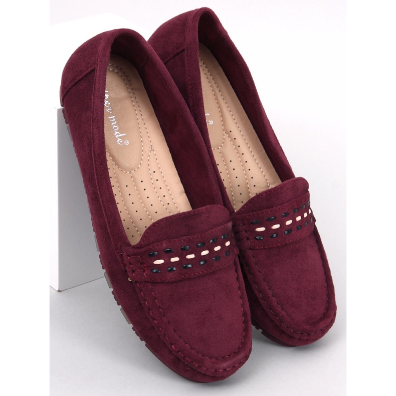 Mocassini da donna Guerra Wine rosso 1