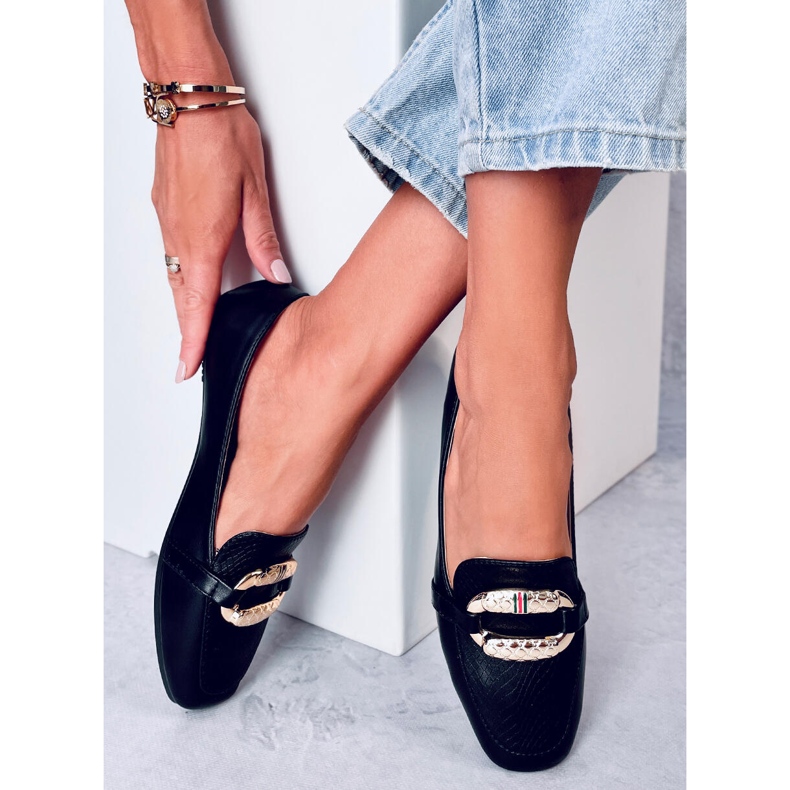 Mocassini da donna Saimon neri nero 1