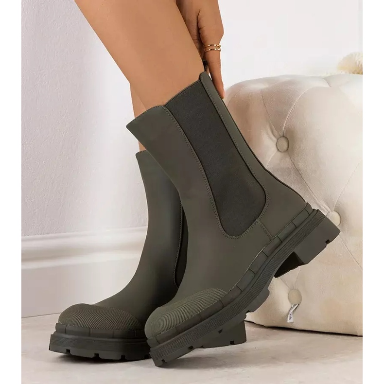 BM Stivaletti Antede verde opaco 2