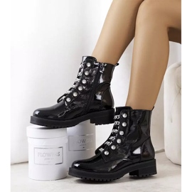 Stivali Ibarra laccati neri nero 2