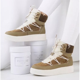 PA1 Doposci da donna verdi di Laursen beige marrone cachi 2