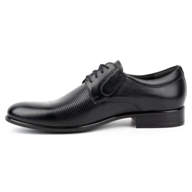 Kampol Scarpe formali da uomo in pelle 324KAM nere nero 1