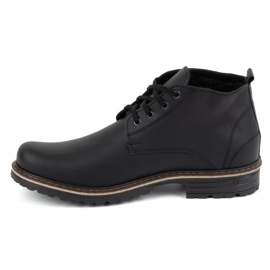 Polbut Stivaletti da uomo in pelle 2119 neri nero 1