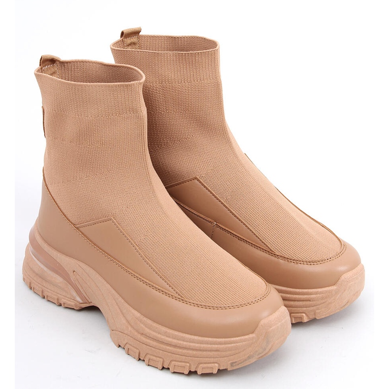 Goko Camel calzini calzini marrone 1