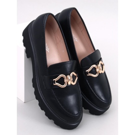 Mocassini con fibbia di Zandra Black nero 1